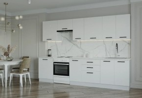 Кухонный гарнитур Белый Глянец 3000 (Стол. 26мм) в Сургуте - surgut.ok-mebel.com | фото