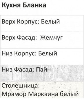 Кухонный гарнитур Бланка 2000 (Стол. 26мм) в Сургуте - surgut.ok-mebel.com | фото 3