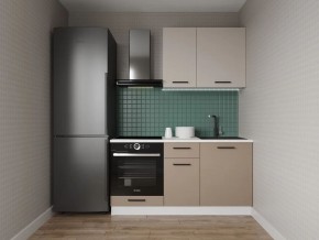 Кухонный гарнитур Каппучино 1600 (Стол. 38мм) в Сургуте - surgut.ok-mebel.com | фото