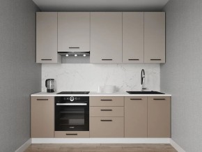 Кухонный гарнитур Каппучино 2400 h950 (Стол. 26мм) в Сургуте - surgut.ok-mebel.com | фото