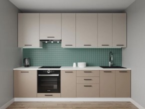 Кухонный гарнитур Каппучино 3000 h950 (Стол. 26мм) в Сургуте - surgut.ok-mebel.com | фото