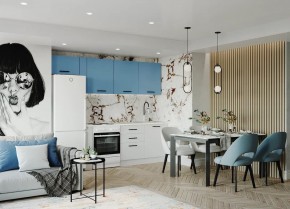 Кухонный гарнитур Капри 2550 (Стол. 38мм) в Сургуте - surgut.ok-mebel.com | фото