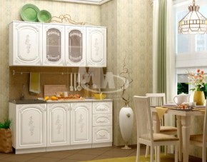 ЛИЗА-2 Кухонный гарнитур 1,7 Белый глянец холодный в Сургуте - surgut.ok-mebel.com | фото