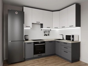 Кухонный гарнитур Меренга 2200*1600 h950 (Стол. 26мм) в Сургуте - surgut.ok-mebel.com | фото