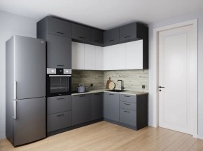Кухонный гарнитур Меренга 2200*1700 (Стол. 26мм) в Сургуте - surgut.ok-mebel.com | фото