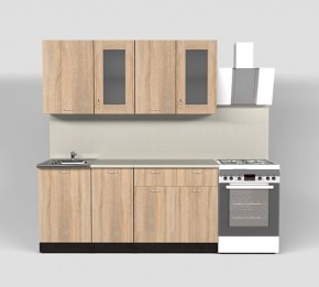 Кухня Симона Демо 1700 (Венга/Дуб Сонома) в Сургуте - surgut.ok-mebel.com | фото 7