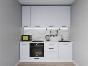 Кухонный гарнитур Смоки 2200 h950 (Стол. 38 мм) в Сургуте - surgut.ok-mebel.com | фото