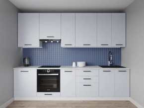 Кухонный гарнитур Смоки 2400 h950 (Стол. 26мм) в Сургуте - surgut.ok-mebel.com | фото