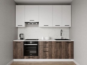 Кухонный гарнитур Старое Дерево 2400 h950 (Стол. 26мм) в Сургуте - surgut.ok-mebel.com | фото