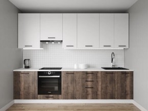 Кухонный гарнитур Старое Дерево 3000 h950 (Стол. 38мм) в Сургуте - surgut.ok-mebel.com | фото