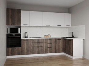 Кухонный гарнитур Старое Дерево 3200*1400 (Стол. 26мм) в Сургуте - surgut.ok-mebel.com | фото