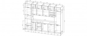 Кухонный гарнитур Старое Дерево 3400 (Стол. 38мм) в Сургуте - surgut.ok-mebel.com | фото 2