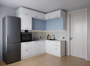 Кухонный гарнитур угловой Капри 2200*1700 (Стол. 38мм) в Сургуте - surgut.ok-mebel.com | фото
