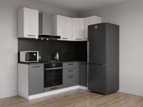 Кухонный гарнитур угловой Санторини 2200*1000 (Стол. 38мм) в Сургуте - surgut.ok-mebel.com | фото