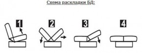 ЛАУРА ЛЮКС Диван Лаура Люкс БД+2подушки в Сургуте - surgut.ok-mebel.com | фото 7