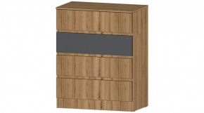 ЛЕНОРА Комод 4 ящика (графит) в Сургуте - surgut.ok-mebel.com | фото