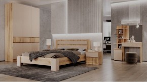ЛЕНОРА Спальный гарнитур (модульный) кашемир в Сургуте - surgut.ok-mebel.com | фото