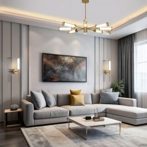 Люстра на штанге Eurosvet Stark 50386 LED латунь в Сургуте - surgut.ok-mebel.com | фото 3