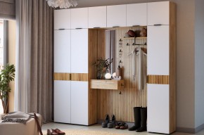 МЕБЕЛЬСОН К12 Прихожая (белое дерево) в Сургуте - surgut.ok-mebel.com | фото