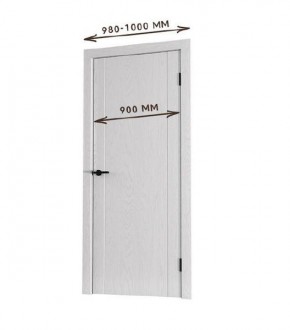Межкомнатная дверь Bolivar Роялвуд белый (комплект) 900 в Сургуте - surgut.ok-mebel.com | фото