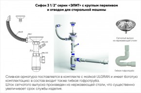 Мойка кухонная ULGRAN U-102 (480) в Сургуте - surgut.ok-mebel.com | фото 4