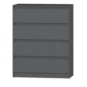 МС "Хилтон" Комод №1 800 (4 ящ.) графит в Сургуте - surgut.ok-mebel.com | фото 2