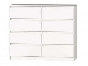 МС "Хилтон" Комод №3 1200 (8 ящ.) белый текстурный в Сургуте - surgut.ok-mebel.com | фото 2