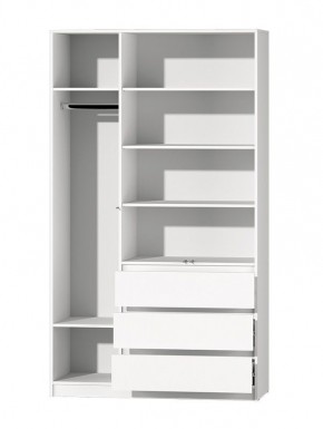 МС "Хилтон" Шкаф №2 1200 (Белый текстурный) в Сургуте - surgut.ok-mebel.com | фото 3