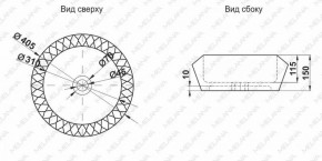 Накладная раковина melana mln-78452 (черная) в Сургуте - surgut.ok-mebel.com | фото 2