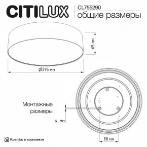 Накладной светильник Citilux BART CL755290 в Сургуте - surgut.ok-mebel.com | фото 7