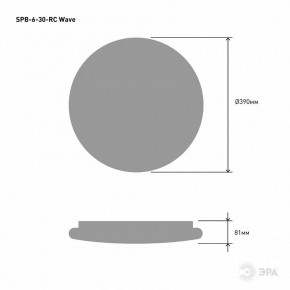 Накладной светильник Эра Классик SPB-6-30-RC Wave в Сургуте - surgut.ok-mebel.com | фото 5