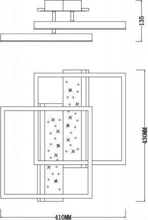 Накладной светильник Escada Stellar 10215/2LED в Сургуте - surgut.ok-mebel.com | фото 6