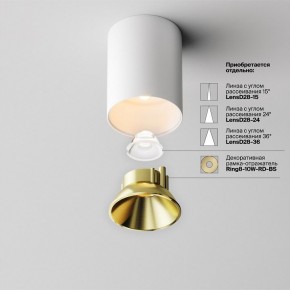 Накладной светильник Maytoni Alfa LED C064CL-8W2.7K-RD-WB в Сургуте - surgut.ok-mebel.com | фото 3