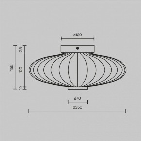 Накладной светильник Maytoni Amulet MOD555WL-L4G3K в Сургуте - surgut.ok-mebel.com | фото 4