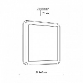 Накладной светильник Sonex Akuna 7621/DL в Сургуте - surgut.ok-mebel.com | фото 8