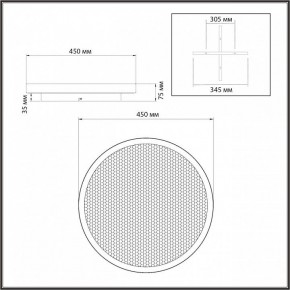 Накладной светильник Sonex Shimmers 7736/60L в Сургуте - surgut.ok-mebel.com | фото 8