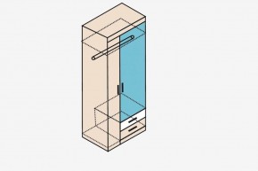НИКА Н10з Шкаф для одежды в Сургуте - surgut.ok-mebel.com | фото 4