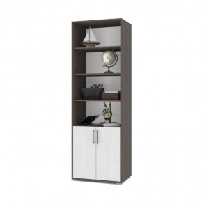ОЛИВИЯ О21 Шкаф-стеллаж (анкор темный/анкор светлый) в Сургуте - surgut.ok-mebel.com | фото