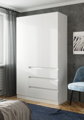 ПАРУС Шкаф 3-х ств. 1200 (белый) в Сургуте - surgut.ok-mebel.com | фото