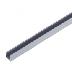 Планка торцевая "П" 4 мм для стеновой панели (алюминий) в Сургуте - surgut.ok-mebel.com | фото 1