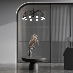 Подвесная люстра Eurosvet Ragno 90034/10 LED черный в Сургуте - surgut.ok-mebel.com | фото 4