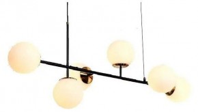 Подвесная люстра iLamp Golden 9136P/6 BK-WH в Сургуте - surgut.ok-mebel.com | фото