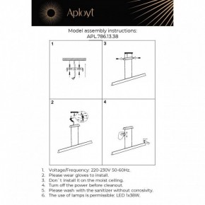 Подвесной светильник Aployt Gercia APL.786.13.38 в Сургуте - surgut.ok-mebel.com | фото 3