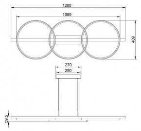Подвесной светильник Arte Lamp Fluido A3913SP-24BK в Сургуте - surgut.ok-mebel.com | фото 3