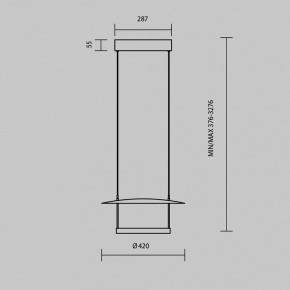 Подвесной светильник Maytoni Ambience MOD280PL-L23B3K1 в Сургуте - surgut.ok-mebel.com | фото 4