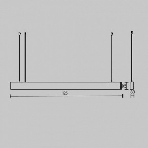 Подвесной светильник Maytoni BASIS P051PL-36W2.7-6K-B в Сургуте - surgut.ok-mebel.com | фото 7