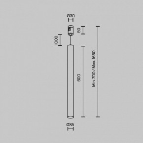 Подвесной светильник Maytoni Focus Led TR156-1-5W3K-BS в Сургуте - surgut.ok-mebel.com | фото 4
