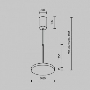 Подвесной светильник Maytoni Plato P076PL-L12W4K-BS в Сургуте - surgut.ok-mebel.com | фото 6