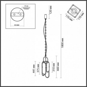 Подвесной светильник Odeon Light Milano 7066/15L в Сургуте - surgut.ok-mebel.com | фото 7