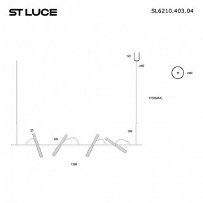 Подвесной светильник ST-Luce LILT SL6210.403.04 в Сургуте - surgut.ok-mebel.com | фото 2